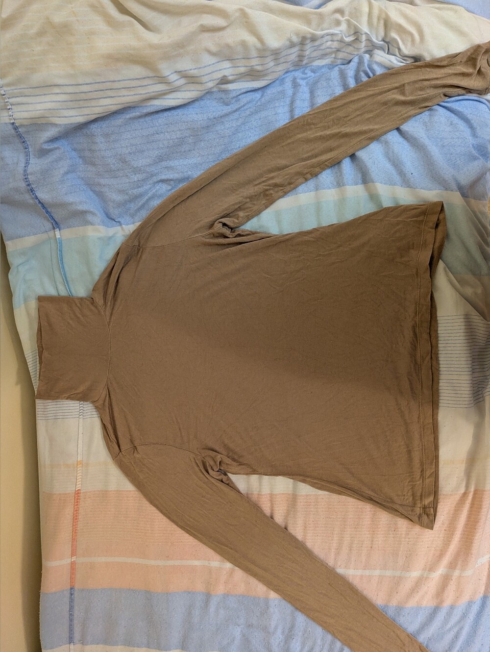 H&M Tan Turtleneck Top